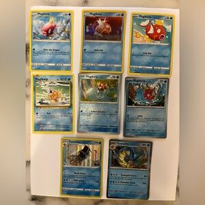 Magikarp and Gyarados Evolutions Pokémon Card Set - Rare, Reverse, holo